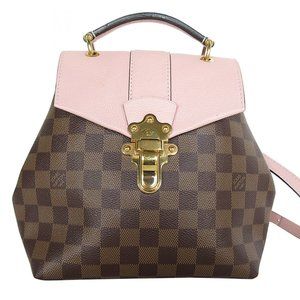 LOUIS VUITTON Brown Damier Leather Backpack